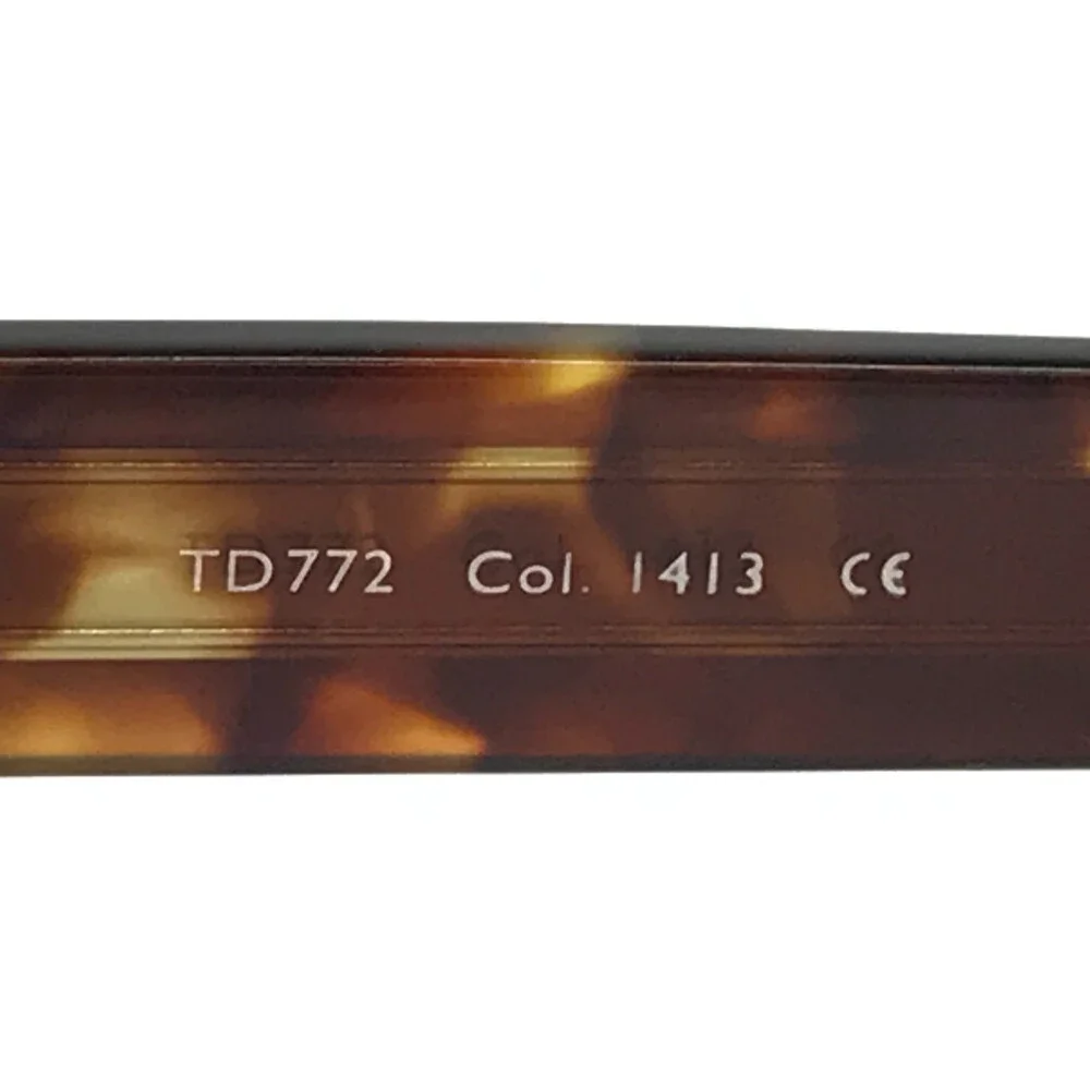 Tom Davies Eyeglasses Frames TD772 Col. 1413 Tortoise Brown Full Rim 54-17-140